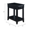 ACME Bertie Black Accent Table Model 82740