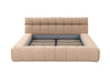 Queen Divani Casa Tyree Modern Tufted Sand Fabric Bed Model VGOD-DY-22116-SAND-Q