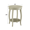 ACME Aberta Antique White Accent Table Model 82785