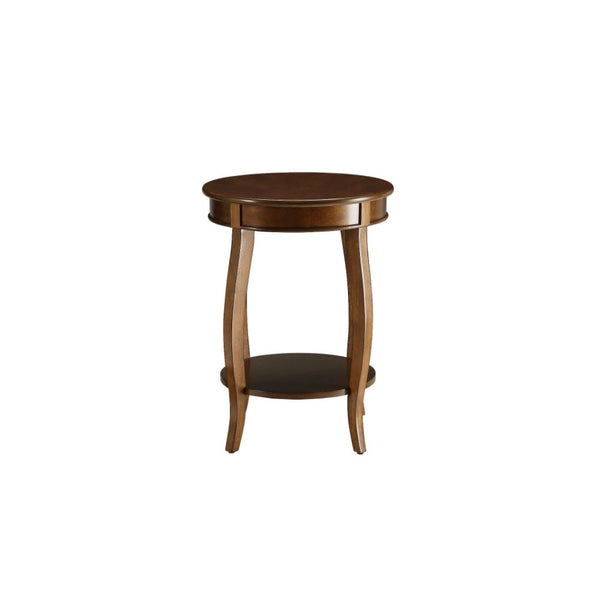 ACME Aberta Walnut Accent Table Model 82789