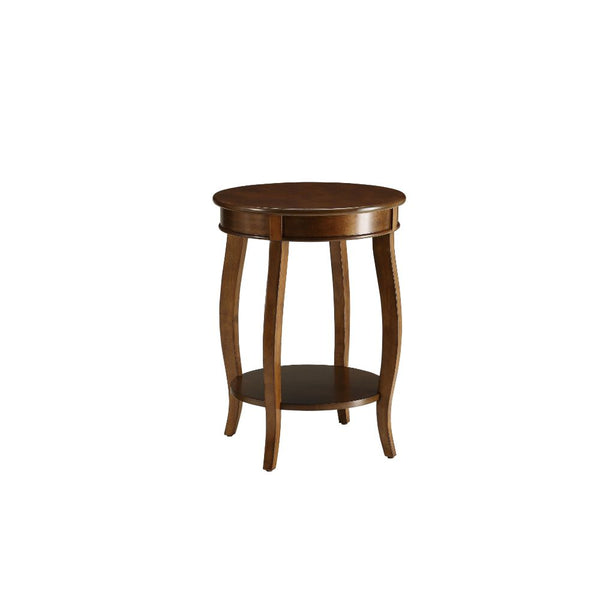 ACME Aberta Walnut Accent Table Model 82789