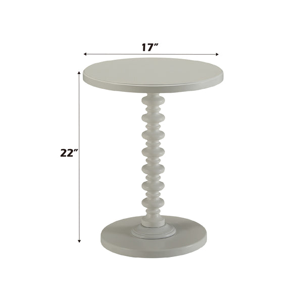 ACME Acton White Accent Table Model 82796