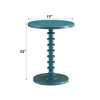 ACME Acton Teal Accent Table Model 82798