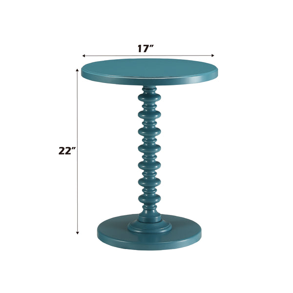 ACME Acton Teal Accent Table Model 82798