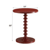 ACME Acton Red Accent Table Model 82800