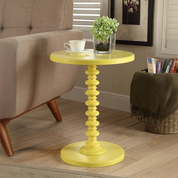 ACME Acton Yellow Accent Table Model 82802