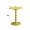 ACME Acton Yellow Accent Table Model 82802