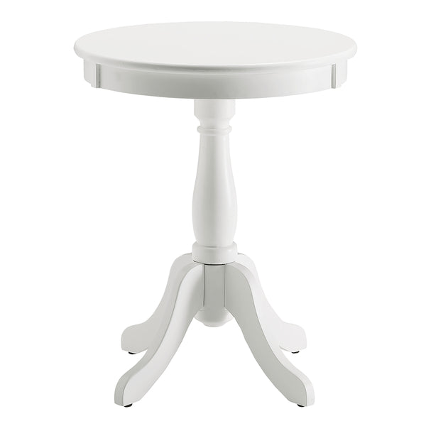 ACME Alger White Accent Table Model 82804