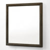 Manhattan Contemporary Brown Oak Mirror