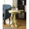 ACME Alger Light Yellow Accent Table Model 82806
