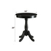 ACME Alger Black Accent Table Model 82808