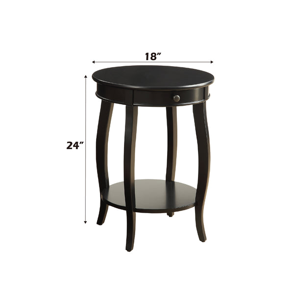 ACME Alysa Black Accent Table Model 82812
