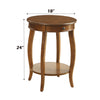 ACME Alysa Walnut Accent Table Model 82814