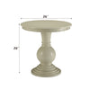 ACME Alyx Antique White Accent Table Model 82818