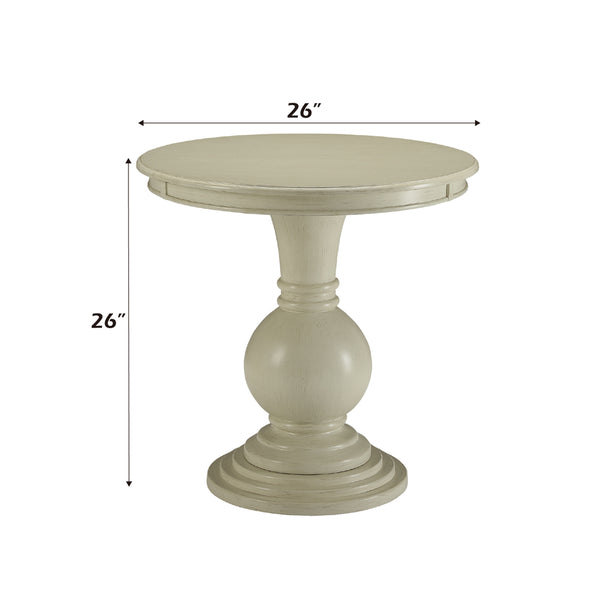 ACME Alyx Antique White Accent Table Model 82818