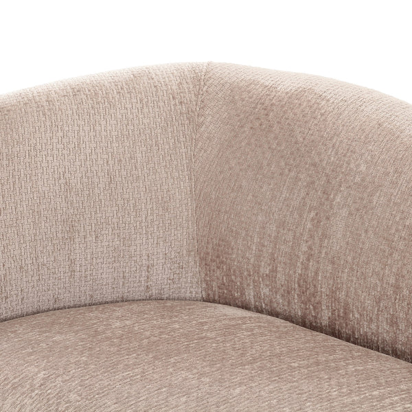 Calico Contemporary Beige Weave Fabric 4-Seat Sofa