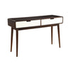 ACME Christa Espresso & White Sofa Table Model 82854