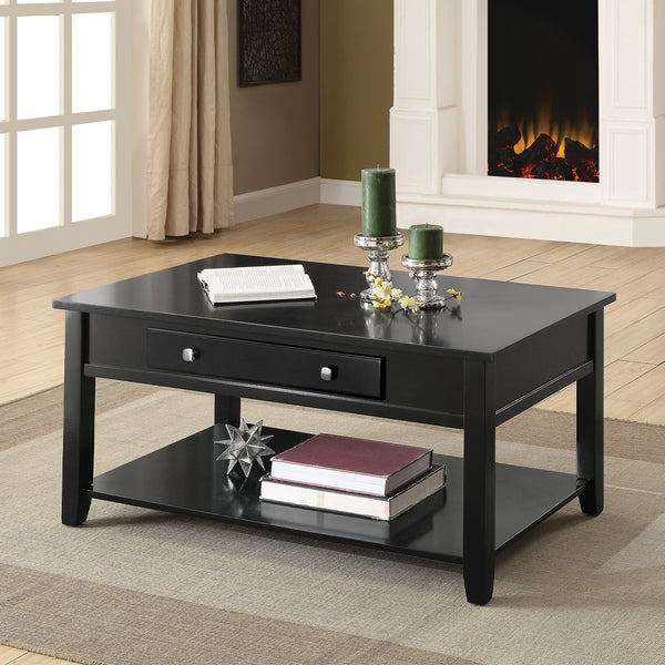 ACME Malachi Black Coffee Table with Lift Top Model 82950