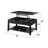 ACME Malachi Black Coffee Table with Lift Top Model 82950