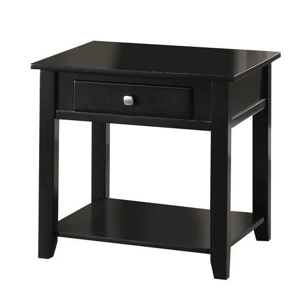 ACME Malachi Black End Table Model 82952