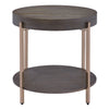 ACME Weyton Light Brown & Champagne End Table Model 82957