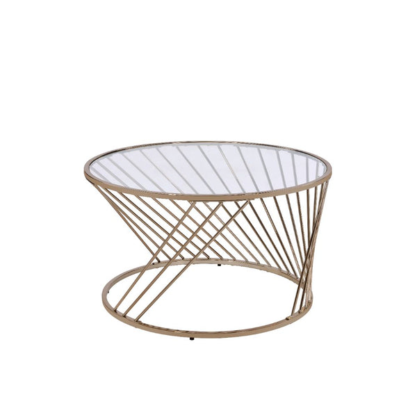 ACME Bluelipe Champagne Coffee Table Model 82990