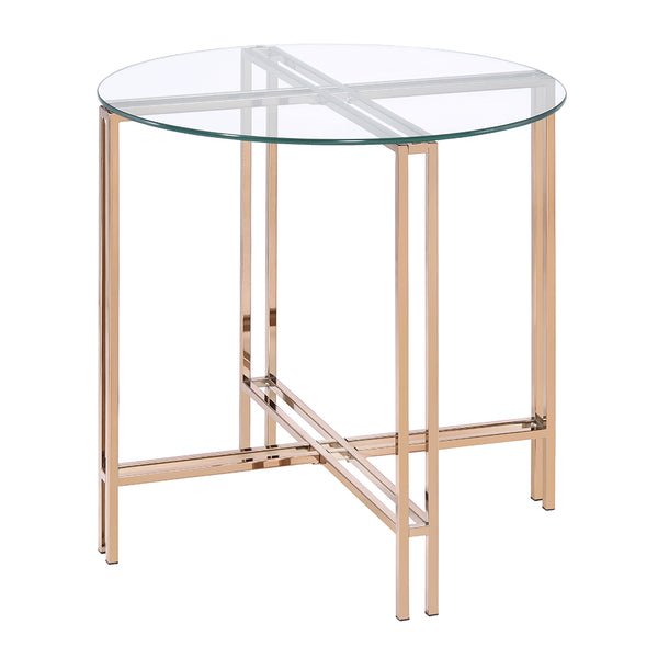 ACME Veises Champagne End Table Model 82997