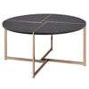 ACME Bromia Black & Champagne Coffee Table Model 83005