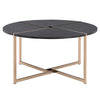 ACME Bromia Black & Champagne Coffee Table Model 83005