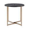 ACME Bromia Black & Champagne End Table Model 83007