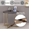 ACME Bromia Black & Champagne End Table Model 83007