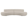 Divani Casa Weldon Modern Off White Fabric Curved Sectional Model VGOD-ZW-24024-G468-1A