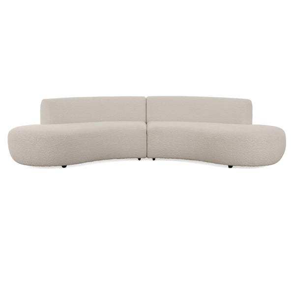 Divani Casa Weldon Modern Off White Fabric Curved Sectional Model VGOD-ZW-24024-G468-1A