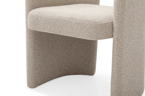 Modrest Ashley Modern Beige Fabric & Brushed Brass Dining Chair Model VGVCB2402-BGE