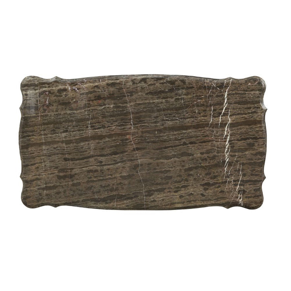 ACME Eustoma Natural Marble Top & Walnut Coffee Table Model 83065