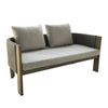 Renava Salvora Outdoor Beige Fabric & Grey Rope Sofa Set Model VGVK-WT275-SET-BGE