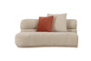 Knight Modern Beige Fabric Curved Sectional