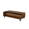ACME Avala Walnut & Black Coffee Table with Lift Top Model 83140