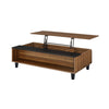 ACME Avala Walnut & Black Coffee Table with Lift Top Model 83140