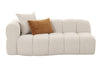 Divani Casa Freya Modern Beige Fabric Sectional With Console Model VGOD-RD-047-BGE
