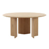 Modrest Masuda Modern Natural Ash Round Dining Table Model VGOD-LZ-398DT-R