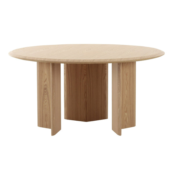 Modrest Masuda Modern Natural Ash Round Dining Table Model VGOD-LZ-398DT-R