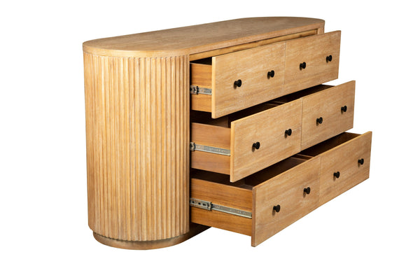 Modrest Jacobson Modern Natural Acacia Dresser Model VGWD-LYO-DR06