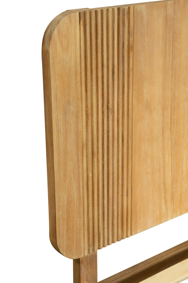 Modrest Jacobson Modern Natural Acacia Bed Model VGWD-LYO-BED