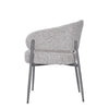 Modrest Thomas Modern Grey Fabric & Pewter Dining Chair Model VGEU-MC-7632CH-A-GRY