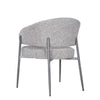 Modrest Thomas Modern Grey Fabric & Pewter Dining Chair Model VGEU-MC-7632CH-A-GRY