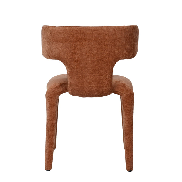 Modrest Saehee Modern Rust Velvet Dining Chair Model VGEU-MC-7512CH-RUST