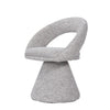 Modrest Wiles Modern Grey Fabric Swivel Dining Chair Model VGEU-MC-7775CH-GRY