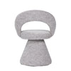 Modrest Wiles Modern Grey Fabric Swivel Dining Chair Model VGEU-MC-7775CH-GRY