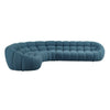 Divani Casa Yolonda Dark Teal Fabric Sectional Sofa Model VGEV-2126B-TEAL-SECT